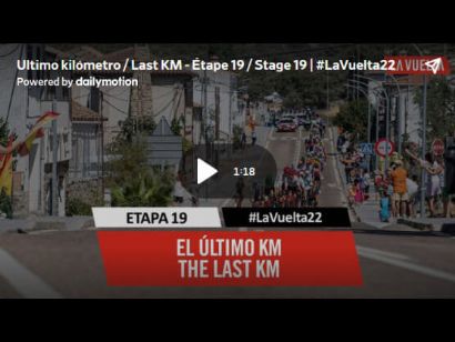 Vuelta a España 2022: Vídeo del último kilómetro de la etapa 19. Tercera de Mads Pedersen