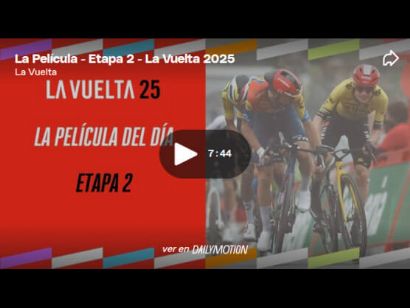Vídeo resumen de la 2ª etapa de la Vuelta a España 2025