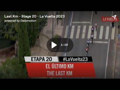 Vuelta a España 2023: Vídeo del último kilómetro de la 20ª etapa