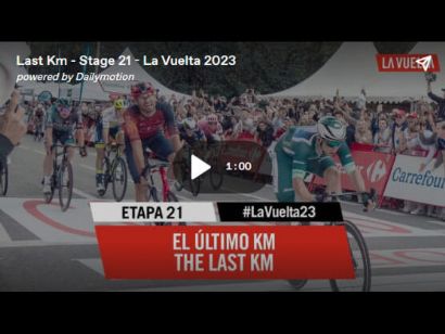 Vuelta a España 2023: Vídeo del último kilómetro de la 21ª etapa