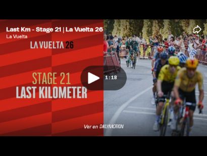 V�deo del �ltimo kil�metro de la 21� etapa de la Vuelta a Espa�a 2026