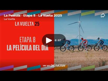 Vídeo resumen de la 8ª etapa de la Vuelta a España 2025