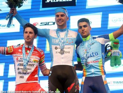 Rudy Barbier, primer líder de la Vuelta a San Juan