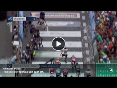 Vuelta a San Juan 2020: Vídeo del último kilómetro de la etapa 2