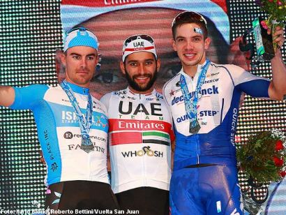 Vuelta a San Juan: Fernando Gaviria gana la cuarta, Remco Evenepoel sigue líder