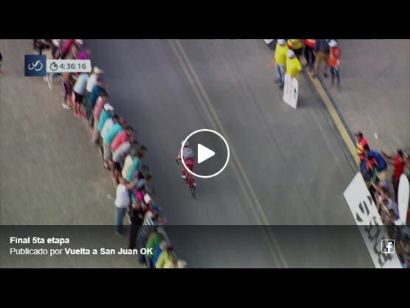 Vuelta a San Juan 2020: Vídeo del último kilómetro de la etapa 5