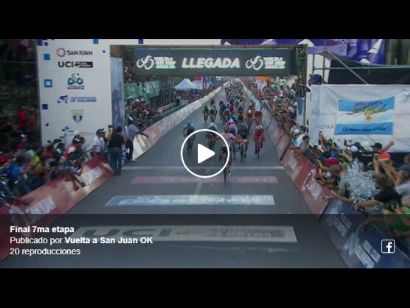 Vuelta a San Juan 2020: Vídeo del último kilómetro de la etapa 7