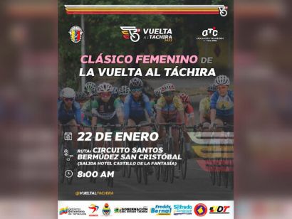 La Vuelta al Táchira incluirá por primera vez un clásico femenino