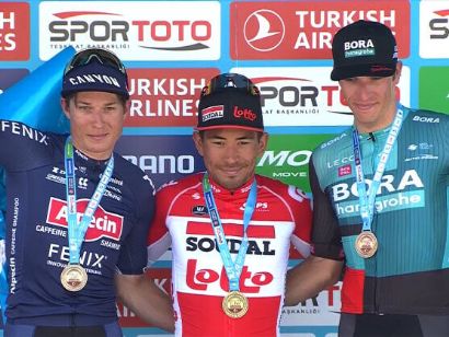 Vuelta a Turquía: Caleb Ewan se impone en la sexta etapa, Eduardo Sepúlveda sigue líder