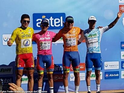 Nicolás Naranjo, primer líder de la Vuelta del Uruguay