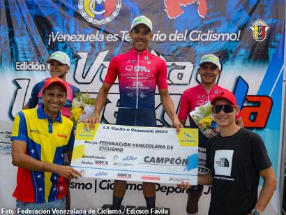 Vuelta a Venezuela: César Sanabria afianza el liderato repitiendo victoria en la tercera etapa
