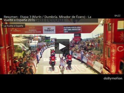 Vuelta a España: Vídeo resumen de la tercera etapa de La Vuelta