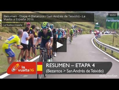 Vuelta a España: Vídeo resumen de la cuarta etapa de La Vuelta