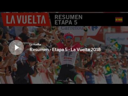 Vuelta a España 2018: Vídeo resumen de la etapa 5