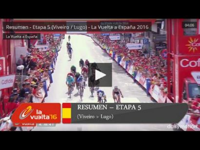 Vuelta a España: Vídeo resumen de la quinta etapa de La Vuelta