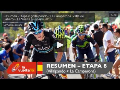 Vuelta a España: Vídeo resumen de la octava etapa de La Vuelta