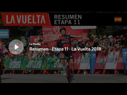 Vuelta a España 2018: Vídeo resumen de la etapa 11