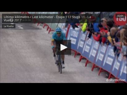 Vuelta a España: Etapa 11: Vídeo del último kilómetro