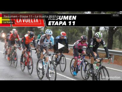 Vuelta a España 2017: Vídeo resumen de la etapa 11
