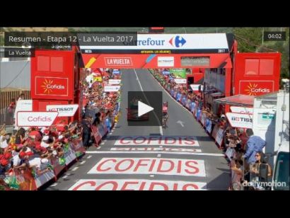 Vuelta a España 2017: Vídeo resumen de la etapa 12