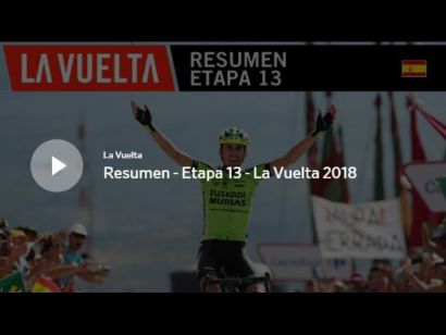 Vuelta a España 2018: Vídeo resumen de la etapa 13