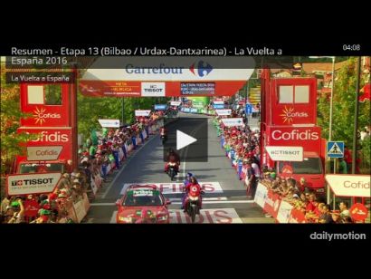 Vuelta a España: Vídeo resumen de la decimotercera etapa de La Vuelta