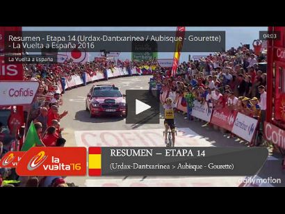 Vuelta a España: Vídeo resumen de la decimocuarta etapa de La Vuelta