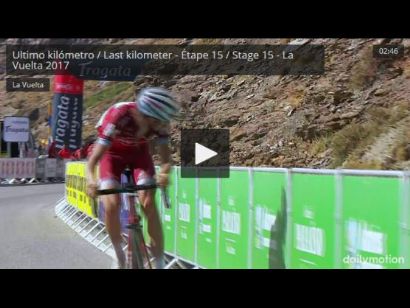 Vuelta a España: Etapa 15: Vídeo del último kilómetro