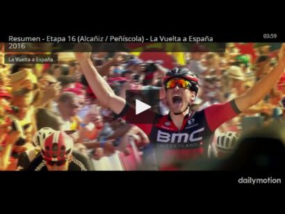 Vuelta a España: Vídeo resumen de la decimosexta etapa de La Vuelta