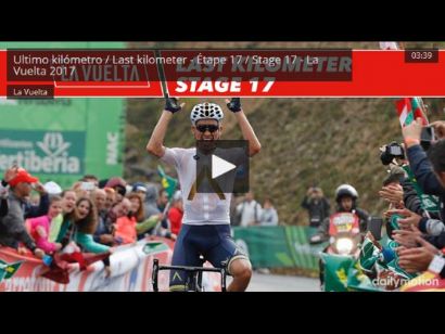 Vuelta a España: Etapa 17: Vídeo del último kilómetro