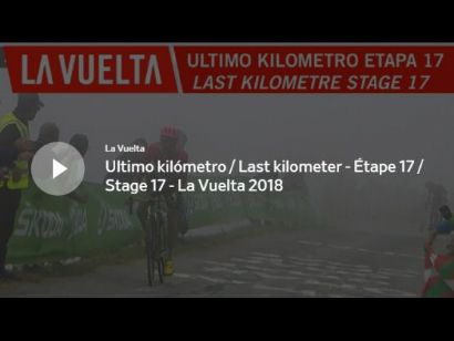 Vuelta a España: Vídeo del último kilómetro de la etapa 17
