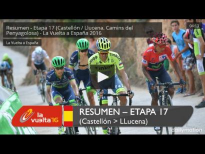 Vuelta a España: Vídeo resumen de la decimoséptima etapa de La Vuelta