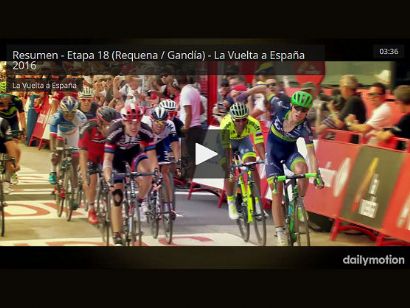 Vuelta a España: Vídeo resumen de la decimoctava etapa de La Vuelta