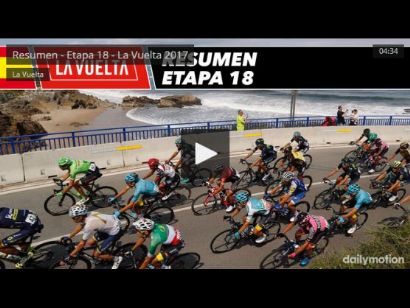 Vuelta a España 2017: Vídeo resumen de la etapa 18