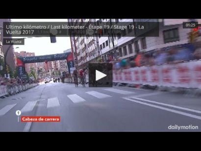 Vuelta a España: Etapa 19: Vídeo del último kilómetro