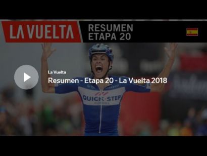 Vuelta a España 2018: Vídeo resumen de la etapa 20