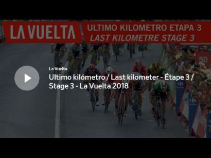 Vuelta a España: Vídeo del último kilómetro de la etapa 3