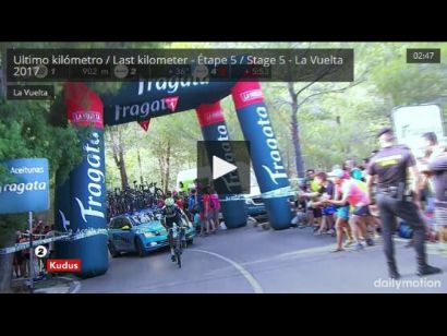 Vuelta a España: Etapa 5: Vídeo del último kilómetro
