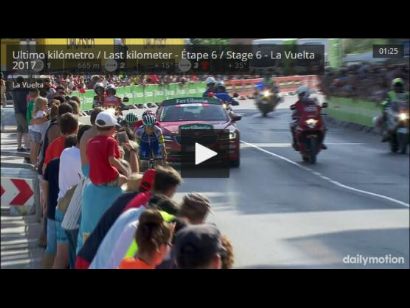 Vuelta a España: Etapa 6: Vídeo del último kilómetro