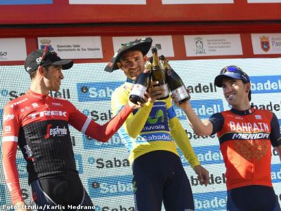 Alejandro Valverde se adjudica la Vuelta al País Vasco y Primoz Roglic la crono
