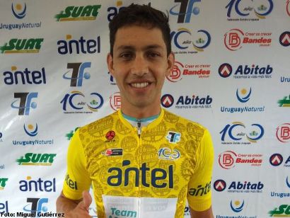 Vuelta del Uruguay: Walter Vargas se viste de amarillo ganando la crono