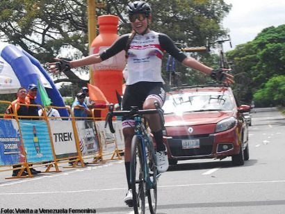 Wilmarys Moreno, primera líder de la Vuelta a Venezuela Femenina