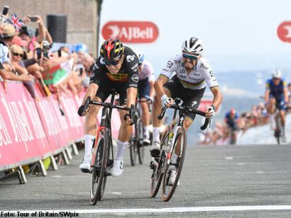 Tour de Gran Bretaña: Wout Van Aert consigue su segunda etapa y es el nuevo líder