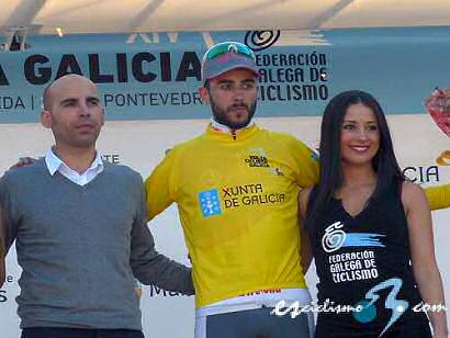 Aitor González certificó en Pontevedra su hegemonía en la Volta a Galicia