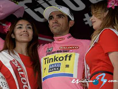 Giro de Italia: Alberto Contador: "Ha sido otro día duro en el que se ha rodado muy rápido"