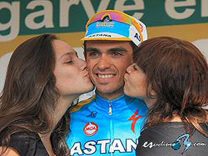 Vuelta al Algarve: Alberto Contador: “Esta victoria es de todos mis compañeros”