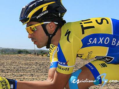 Alberto Contador e Ivan Basso, con el Tinkoff-Saxo en la Vuelta a Andalucía