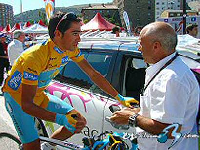 Vuelta a España: Alberto Contador y Álvaro Pino limaron asperezas