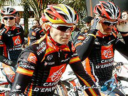 Valverde encabeza el Caisse dEpargne en Amstel Gold Race, Flecha Valona y Lieja-Bastogne-Lieja