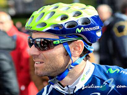 Alejandro Valverde, baja en el Giro de Lombardía por gripe, cierra su temporada